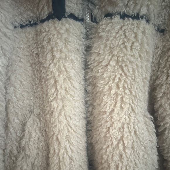 Boohoo Man Cream Faux Shearling Jacket - Picture 4 of 5